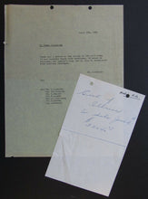 Load image into Gallery viewer, 1963 2 Memos From NHL Toronto Maple Leafs Frank Mahovlich File Report Hockey