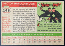 Load image into Gallery viewer, 1955 Topps Baseball #148 Hal Brown Boston Red Sox Vintage MLB Card