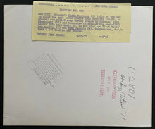 Load image into Gallery viewer, 1971 NHL Press Photo Stanley Cup Playoffs New York Rangers Chicago Blackhawks