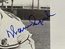 Load image into Gallery viewer, Vtg MLB Baseball Warren Spahn Signed Bio Page Autographed Milwaukee Braves HOFer