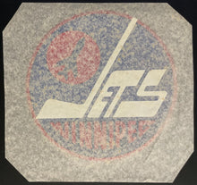 Load image into Gallery viewer, 1970s WHA Winnipeg Jets Unused T-Shirt Iron On Transfer Vintage NHL Hockey
