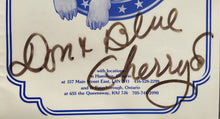 Load image into Gallery viewer, Don Cherry Autographed Menu His 1st Bar Hamilton Signed NHL Hockey Blue Vintage