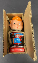 Load image into Gallery viewer, 1962 Montreal Canadiens Mini Bobblehead Nodder Vintage NHL Hockey Original Box