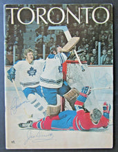 Load image into Gallery viewer, 1970-1971 NHL Toronto Maple Leafs Yearbook Signed By Jack Bennet & Red Sullivan