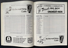 Load image into Gallery viewer, 1972 Cincinnati Reds vs. Oakland Athletics World Series Program MLB Baseball VTG