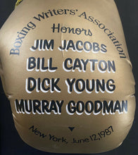 Load image into Gallery viewer, 1987 Boxing Writers Association Awards Over-Sized Advertising Display Glove