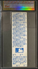 Load image into Gallery viewer, 1988 World Series Los Angeles Dodgers Oakland A's Game 1 Full Ticket iCert MLB