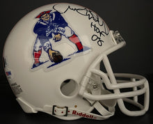 Load image into Gallery viewer, Andre Tippett Autographed New England Patriots Signed Football Mini Helmet PSA