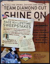 Load image into Gallery viewer, NASCAR Tide Racing Team Promo Card Signed Ricky Craven Kerry Earnhardt Autograph