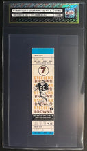 Load image into Gallery viewer, 1977 NFL Football Ticket Stub Cleveland Browns @ Pittsburgh Steelers VTG iCert