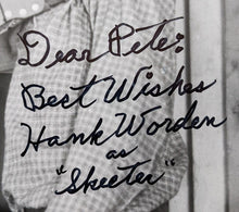 Load image into Gallery viewer, Hank Worden Autographed Signed Photo VTG The Stranger From Arizona JSA COA
