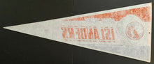Load image into Gallery viewer, 1990 Vintage Signed NHL Hockey New York Islanders Autographed Pennant