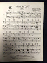Load image into Gallery viewer, 1930 Sheet Music Maybe It's Love Warner Bros All American Football Joe E Brown