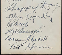 Load image into Gallery viewer, 1932/1933 Toronto Maple Leafs Team Signed Autographed Sheets NHL Hockey LOA VTG