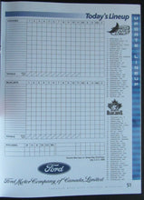 Load image into Gallery viewer, 1998 Exhibition Stadium MLB Program Toronto - Tampa Bay Clemens 3000th Strikeout