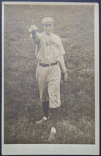 Load image into Gallery viewer, Unused Circa Early 1900's Fairmont Baseball Player B&W Photo Postcard Vintage
