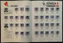 Load image into Gallery viewer, 1972 Summit Series Hockey Game Official Home TV Program Moscow Team Canada
