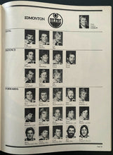 Load image into Gallery viewer, October 13th 1979 Gretzky Messier 1st NHL Game In Edmonton Hockey Program Oilers