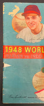 Load image into Gallery viewer, 1948 World Series Program Braves Field Indians vs Boston Braves Vintage MLB