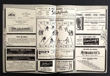 Load image into Gallery viewer, 1947 Toronto Maple Leafs vs Chicago Blackhawks NHL Hockey Program Bill Barilko