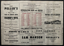 Load image into Gallery viewer, 1951 McMaster University vs Windsor ORFU Rugby Football Program Canadian College