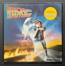 Load image into Gallery viewer, 1985 Back To The Future Movie Soundtrack 33 1/3 RPM Vinyl Record + Sleeve