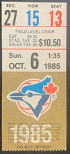 Load image into Gallery viewer, Oct. 6 1985 Toronto Blue Jays Ticket Stub Phil Niekro 300th Victory Yankees MLB