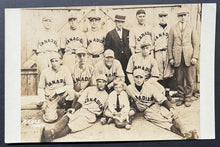Load image into Gallery viewer, Circa 1910 Canadiens Baseball Team B&W Photo Unposted Postcard Vintage Canada