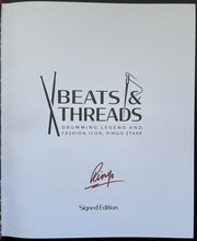 Load image into Gallery viewer, 2023 Ringo Starr Autographed Book Beats & Threads Limited Signed Edition Beatles