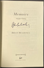 Load image into Gallery viewer, 2007 Brian Mulroney Signed HC Copy Memoirs Autographed Autobiography Hardcover