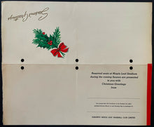 Load image into Gallery viewer, 1956 Toronto Maple Leafs International League Baseball Christmas Card