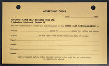 Load image into Gallery viewer, 1959 Toronto Maple Leafs Baseball International League Program Advertising +