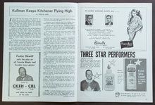 Load image into Gallery viewer, 1966 Maple Leaf Gardens NHL Program Insert + Ticket Stub Leafs vs Blackhawks
