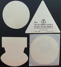 Load image into Gallery viewer, CFL Decal Lot 1975-1981 x4 Tiger-Cats Blue Bombers Alouettes Rough Riders