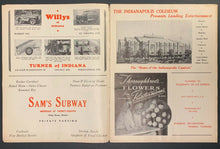 Load image into Gallery viewer, 1946 AHL Program Indianapolis Capitals New Haven Ramblers American Hockey League