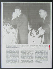 Load image into Gallery viewer, 1962 Original Photo Used In Sport Revue Phil Watson Coaching New York Rangers