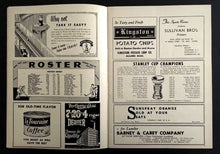 Load image into Gallery viewer, 1951 Boston Garden Hockey Program Toronto Maple Leafs vs Boston Bruins NHL