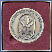 Load image into Gallery viewer, 1993 Canadian Olympic Association Medal Presented to IOC Member James Worrall