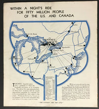 Load image into Gallery viewer, Toronto Centennial Brochure Flyer Advertisement 1834-1934 Vintage Canadiana