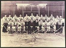 Load image into Gallery viewer, 1933-34 NHL Hockey Toronto Maple Leafs Team Photo Clancy Hainsworth Horner More