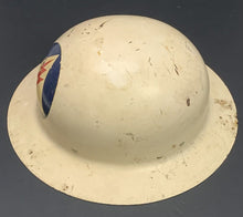 Load image into Gallery viewer, WWII Civil Defense Messenger Helmet Complete Liner & Chinstrap USA Military
