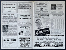 Load image into Gallery viewer, 1956 Detroit Red Wings Montreal Canadiens Olympia Stadium Program NHL Hockey VTG