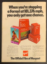Load image into Gallery viewer, 1972 Labbat's 50 Grand Prix Canada Mosport Race Program Vintage Racing Stewart