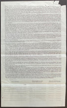 Load image into Gallery viewer, 1986 Chuck Berry Signed Detroit Renaissance Ceter Concert Contract Rock&Roll LOA