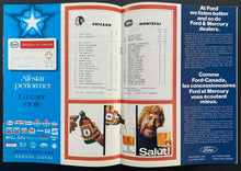 Load image into Gallery viewer, 1973 NHL Stanley Cup Finals Program Montreal Canadiens Forum Chicago Blackhawks