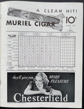Load image into Gallery viewer, 1938 World Series Game 3 Official Program Yankee Stadium Chicago Cubs Baseball