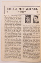 Load image into Gallery viewer, 1955 Maple Leaf Gardens NHL Program Toronto Maple Leafs vs Montreal Canadiens
