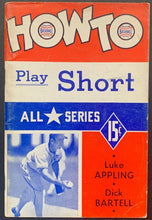 Load image into Gallery viewer, 1941 How To Play Baseball Booklet Vol. 4-8 INTL Baseball School All Star Series
