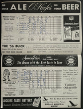 Load image into Gallery viewer, 1956 Buffalo Bisons Triple A Baseball Program vs Royals Sparky Anderson Rookie