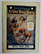 Load image into Gallery viewer, 1937 9th International 6 Day Bike Race Program Toronto Mutual Street Arena